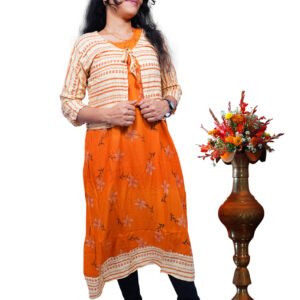 Desinger stylish printed kurty set