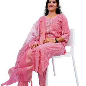 Zari Sequined Embroidered Designer Kurta set Suit