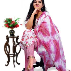 Signature Flower print Premium Kurta Set